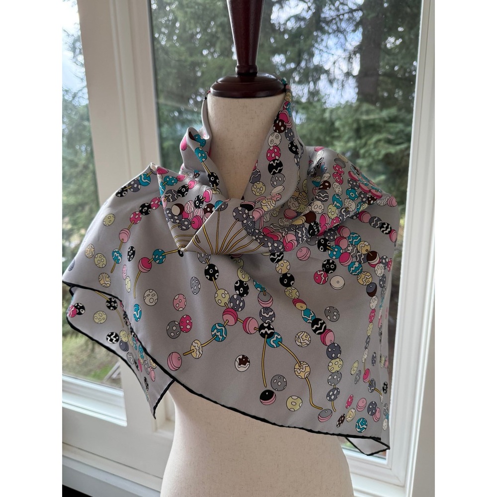 Large silk scarf